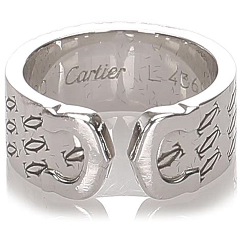 bague imitation cartier argent